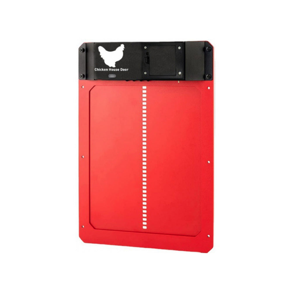 Puerta automática para pollos