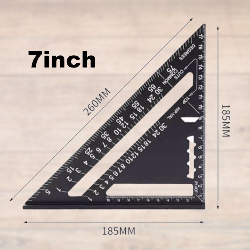Regla Triangular Para Carpinteria de Aluminio