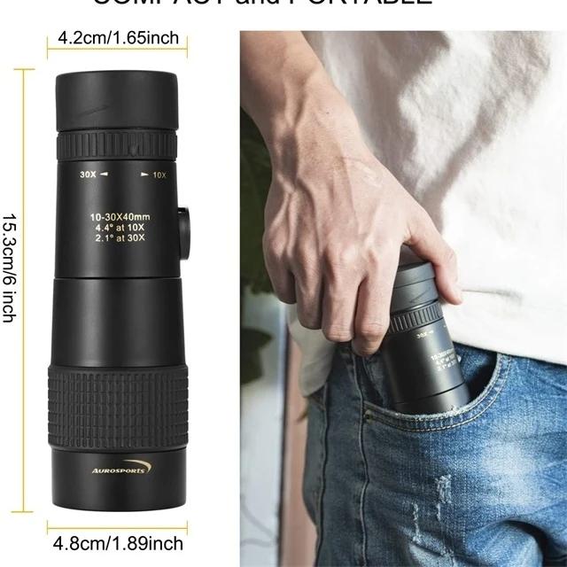 4K 10-300X40mm Super Telephoto Zoom Monocular Telescope