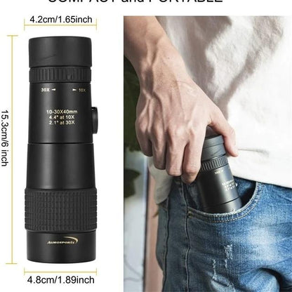 4K 10-300X40mm Super Telephoto Zoom Monocular Telescope