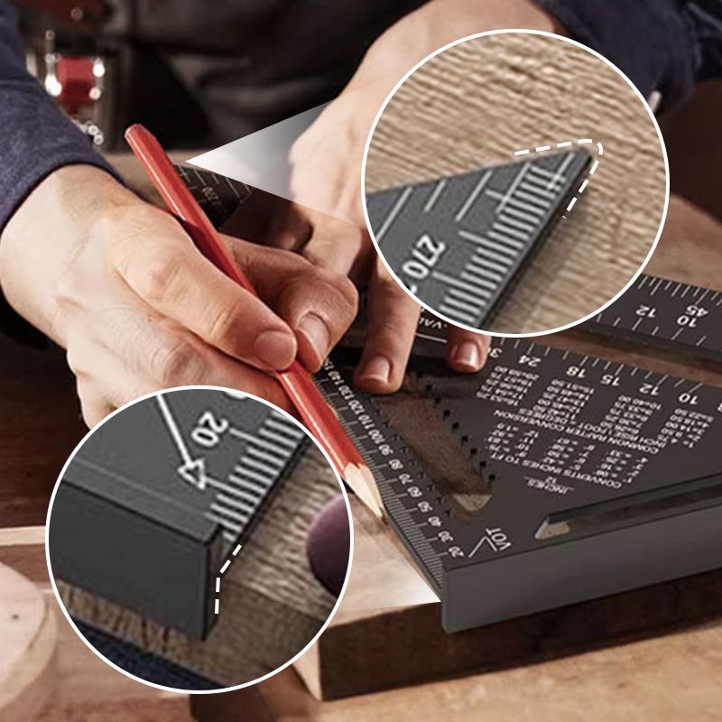 Regla Triangular Para Carpinteria de Aluminio