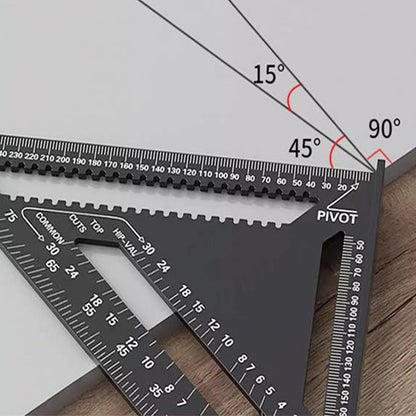 Regla Triangular Para Carpinteria de Aluminio
