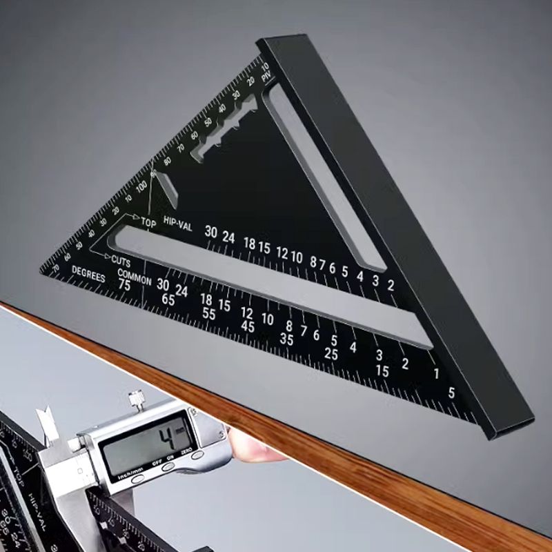 Regla Triangular Para Carpinteria de Aluminio